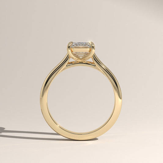 The Cathedral Emerald Engagement Ring