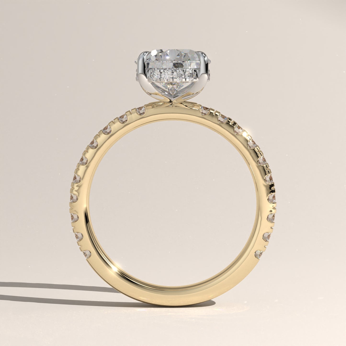 The Solitaire Pear Engagement Ring