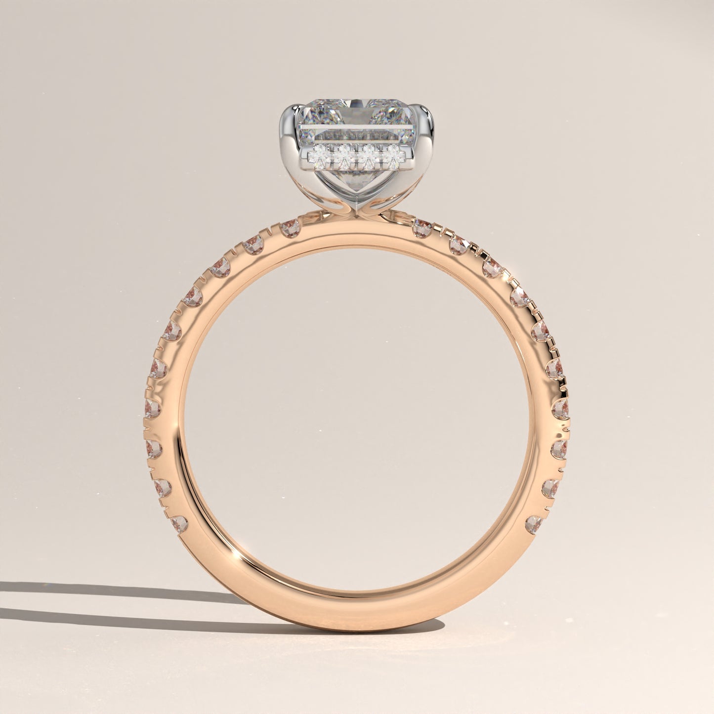 The Solitaire Radiant Engagement Ring