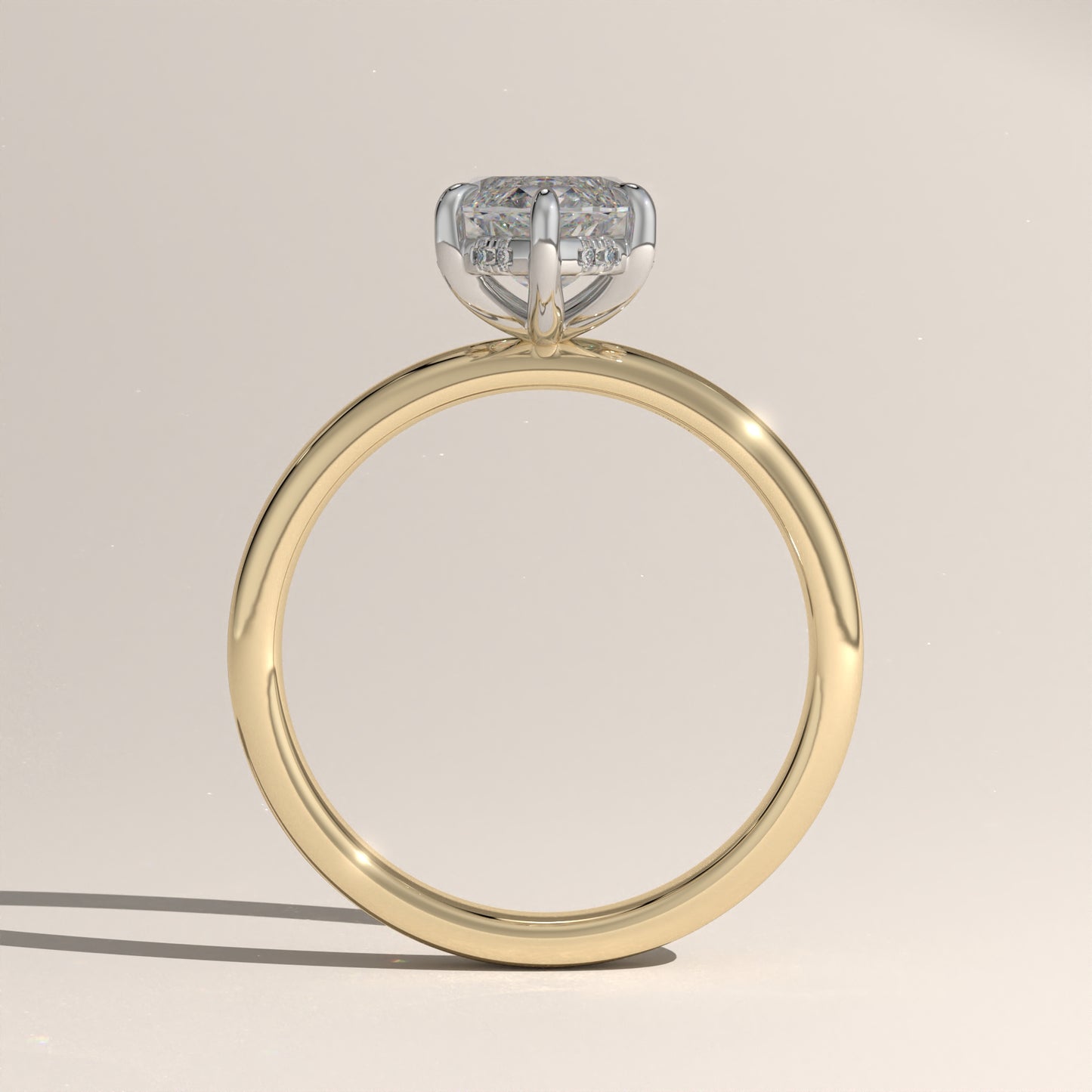 The Classic Hidden Halo Marquise Engagement Ring