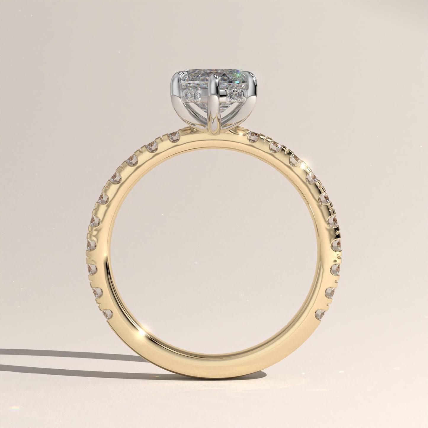The Solitaire Marquise Engagement Ring