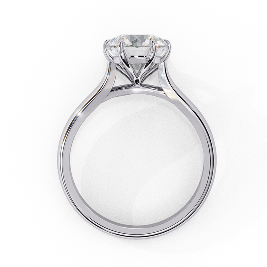 The Cathedral Solitaire Engagement Ring