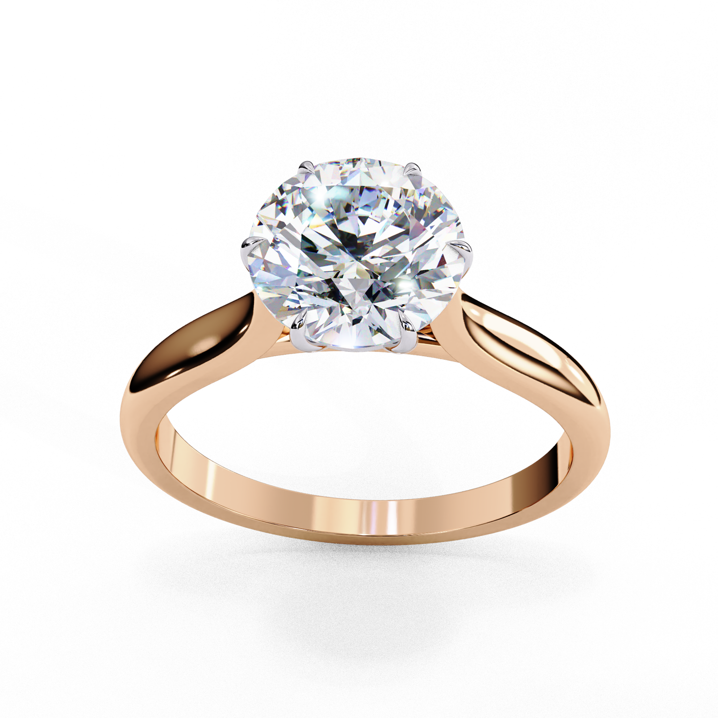 The Cathedral Solitaire Engagement Ring