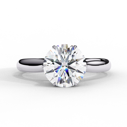 The Cathedral Solitaire Engagement Ring