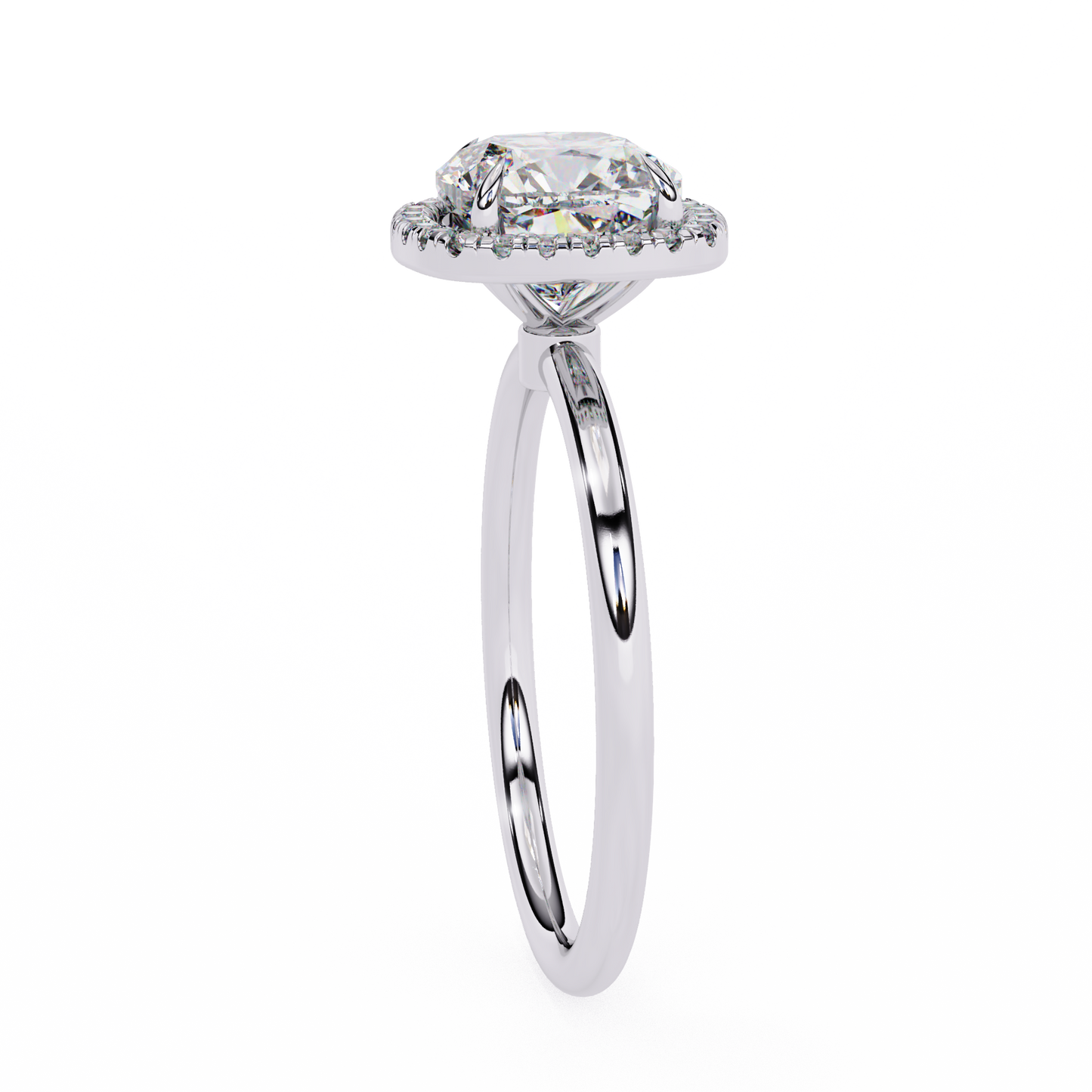 The Classic Halo Engagement Ring