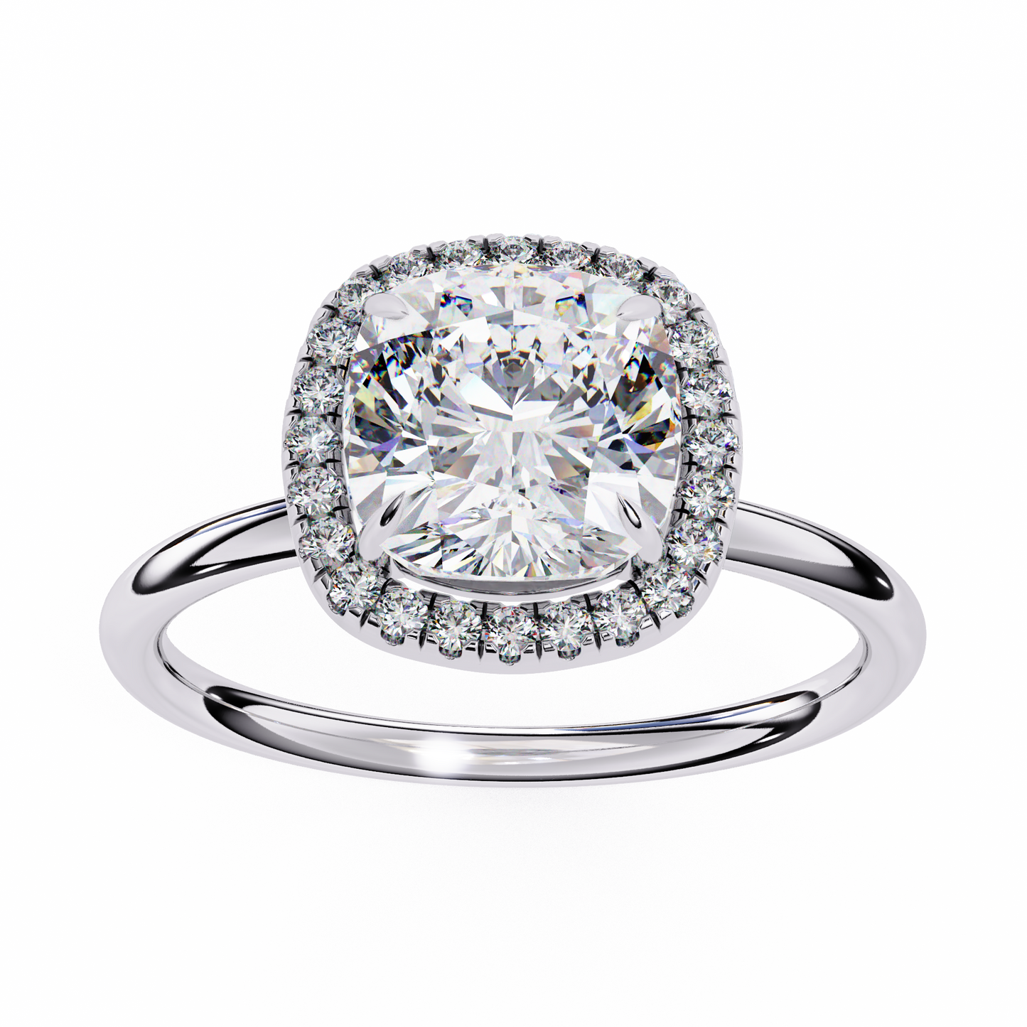 The Classic Halo Engagement Ring