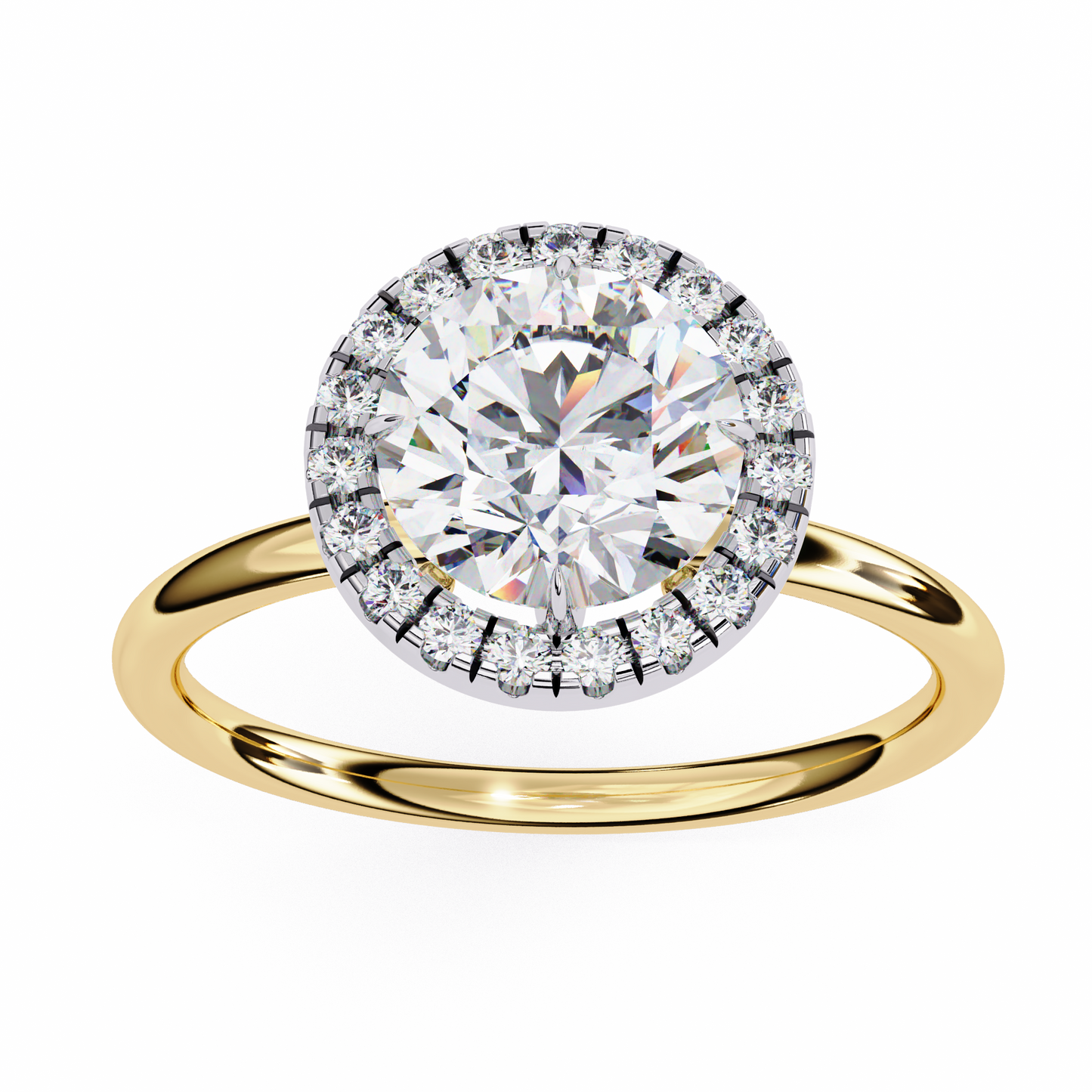The Classic Halo Engagement Ring