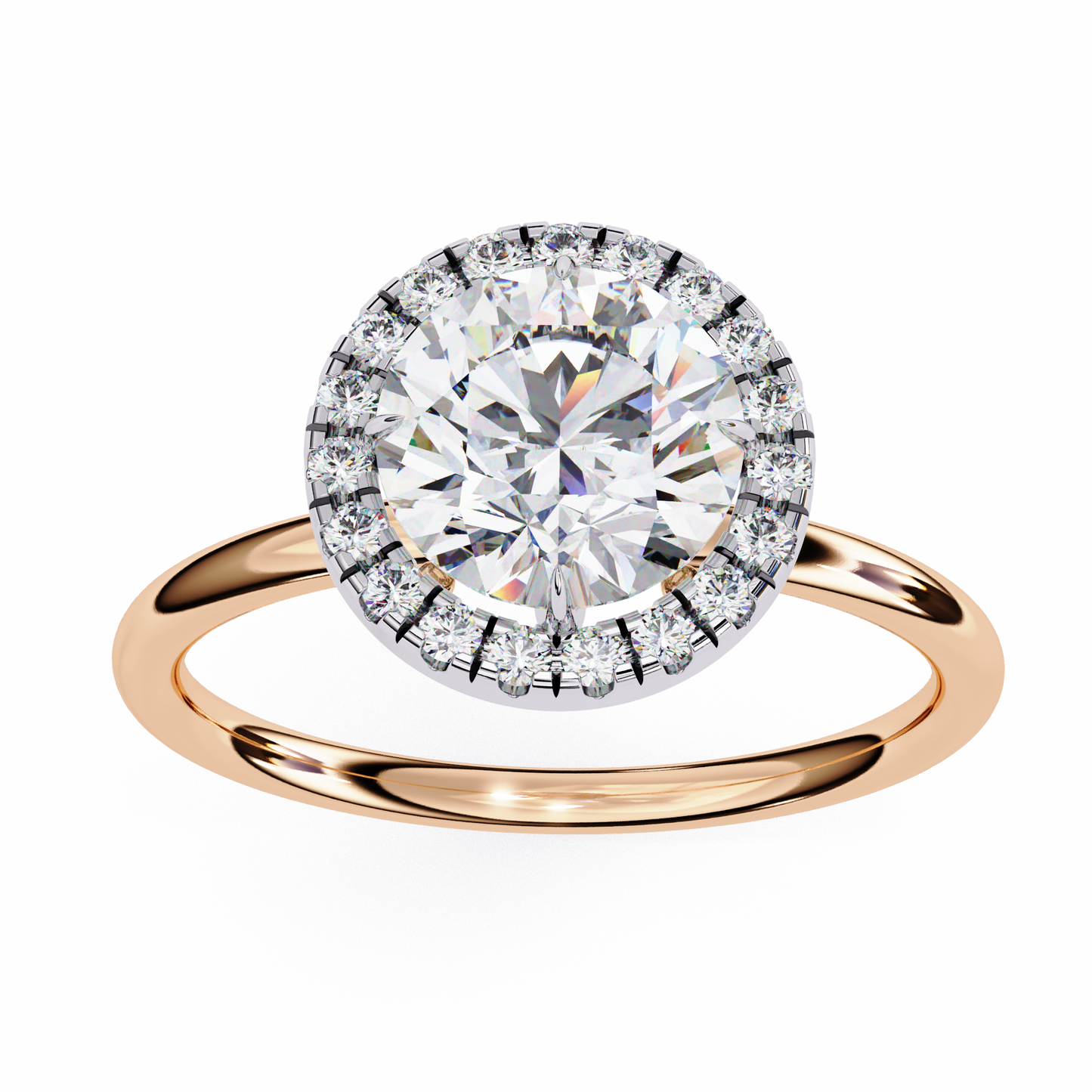 The Classic Halo Engagement Ring
