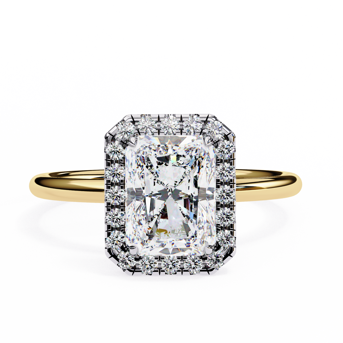 The Classic Halo Engagement Ring