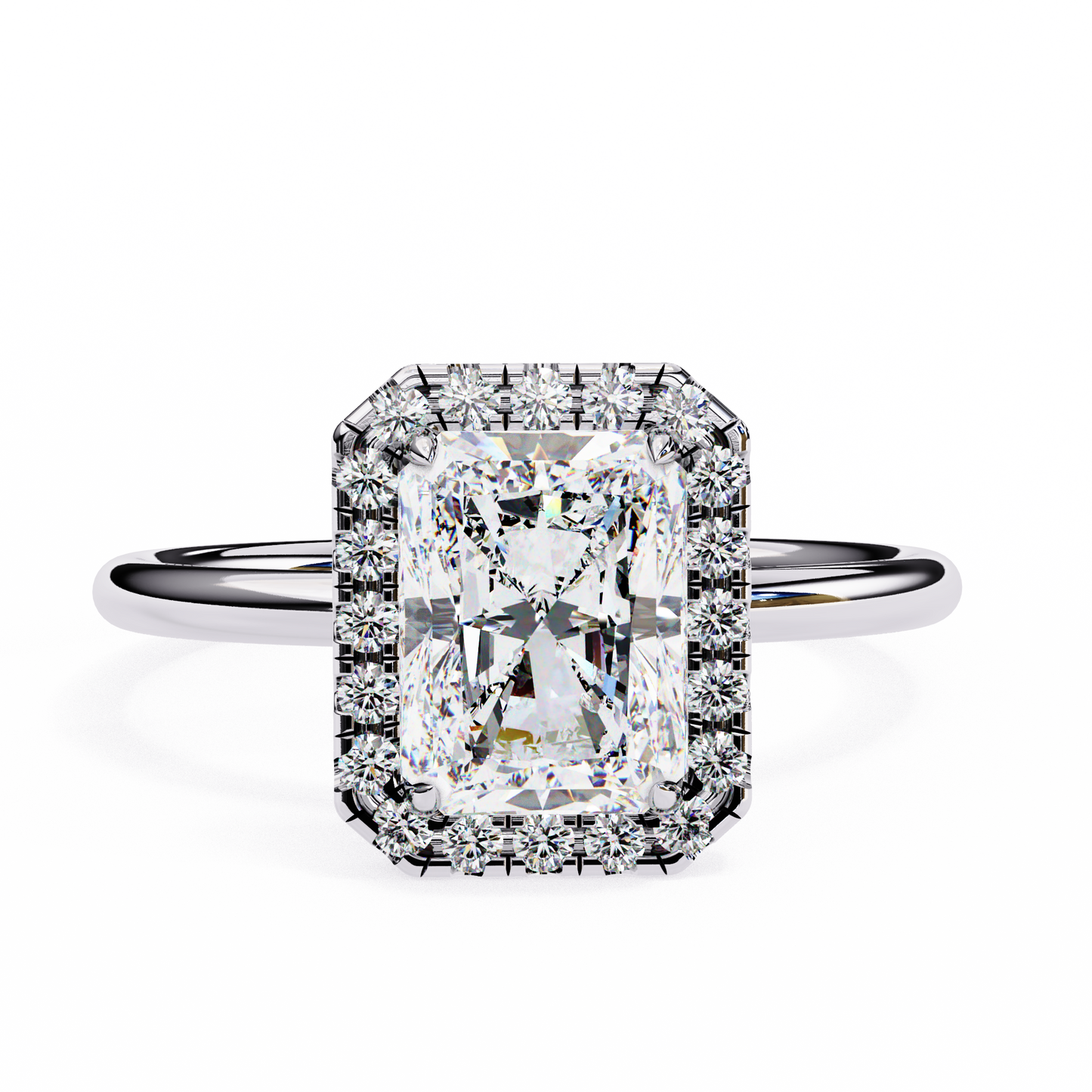 The Classic Halo Engagement Ring