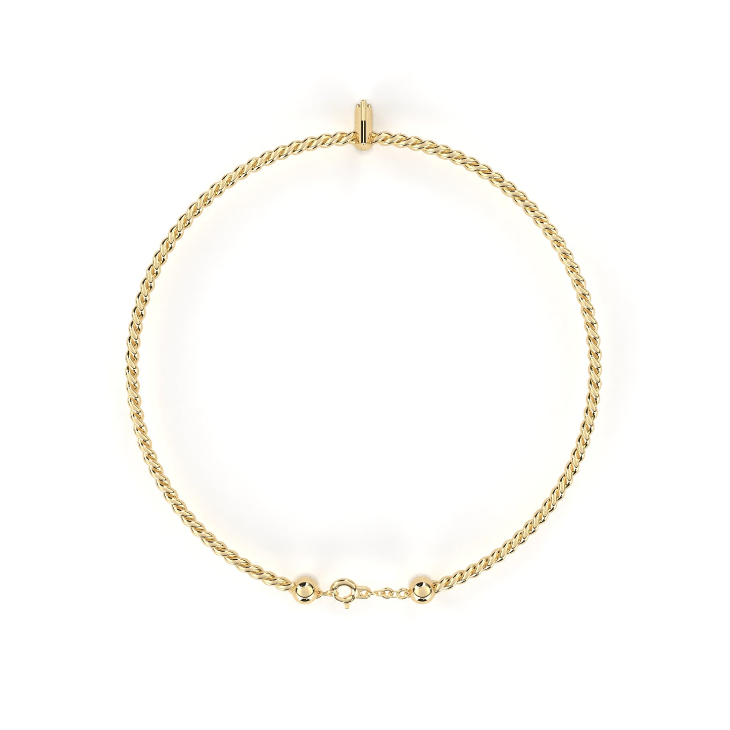 Marquise Diamond Cord Bracelet