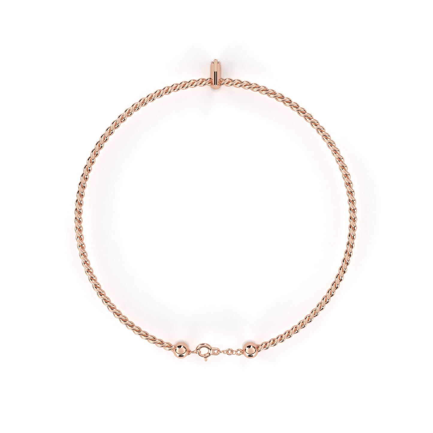 Marquise Diamond Cord Bracelet
