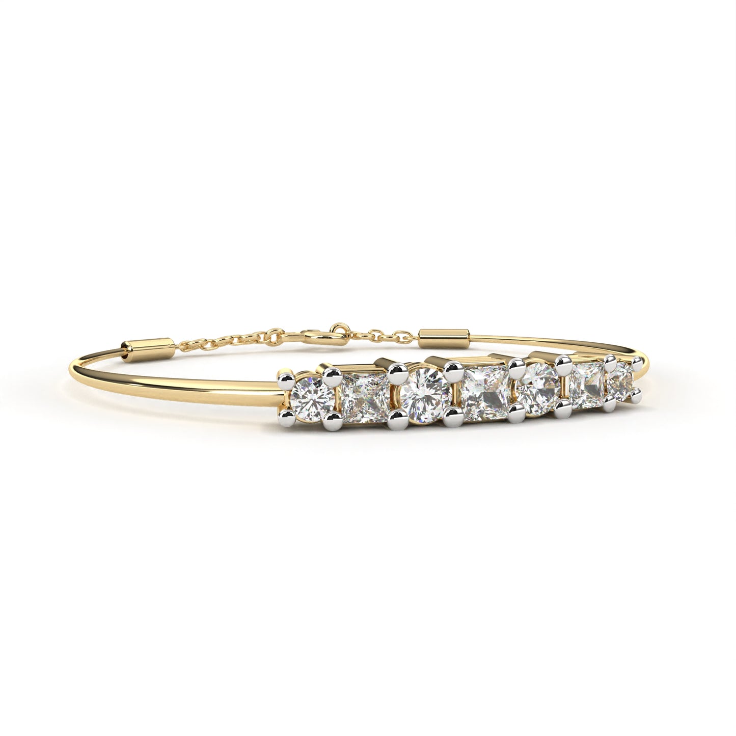Aurora Duo Half Bangle Bracelet