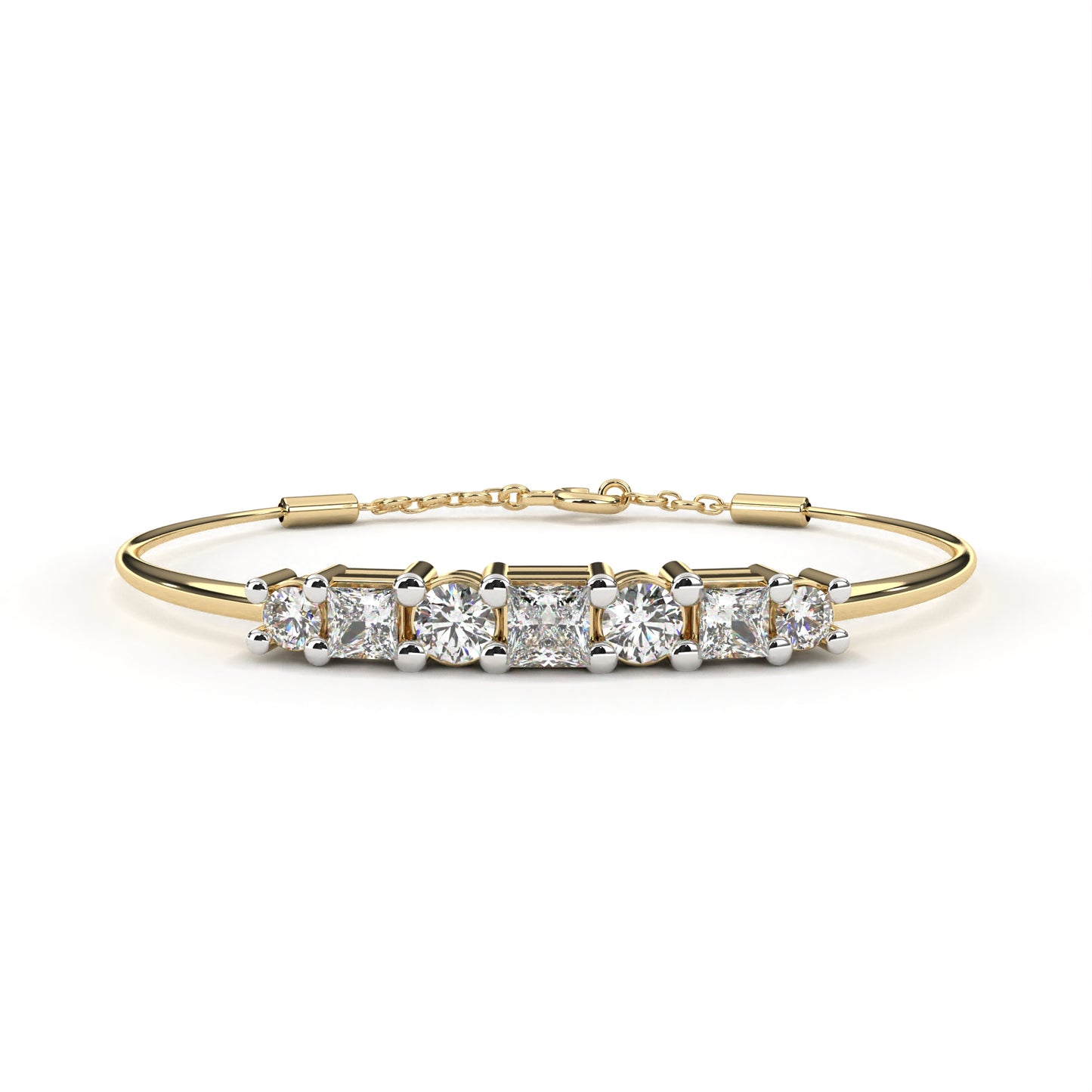 Aurora Duo Half Bangle Bracelet