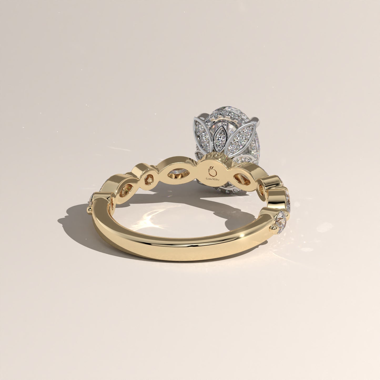 The Lotus Bloom Engagement Ring