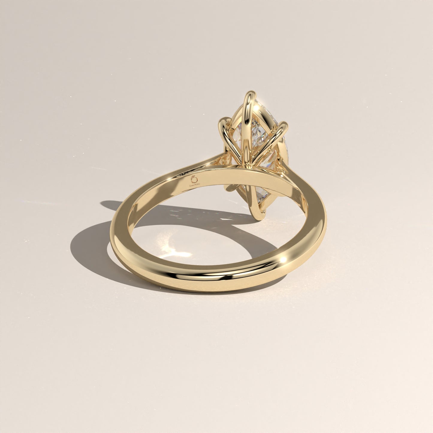 The Cathedral Marquise Engagement Ring