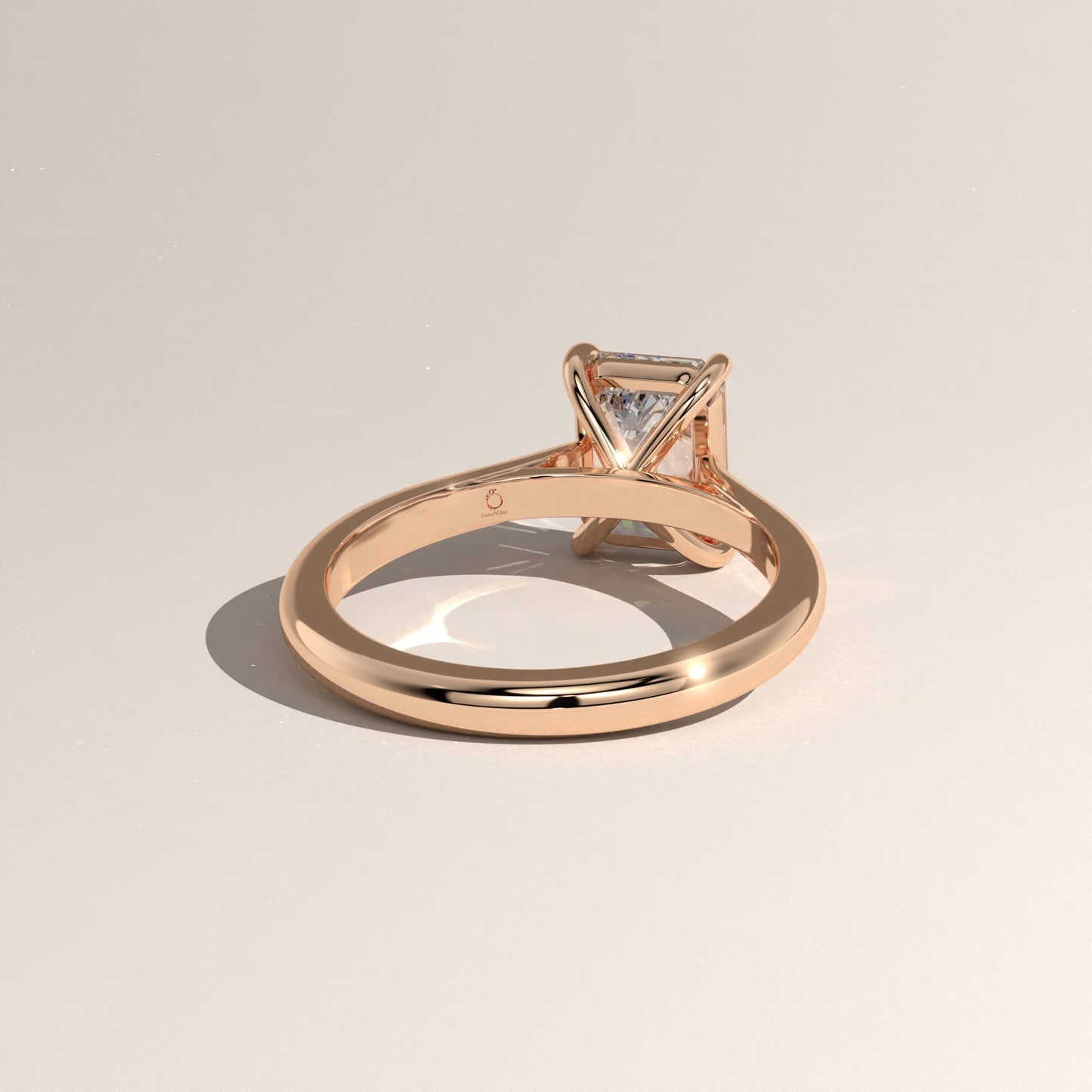 The Cathedral Emerald Engagement Ring