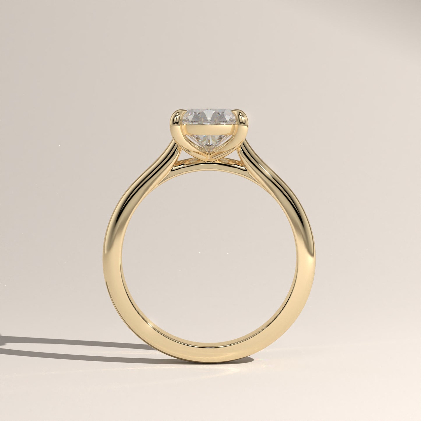 The Cathedral Pear Engagement Ring