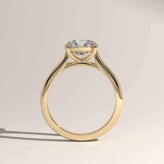 The Cathedral Round Engagement Ring
