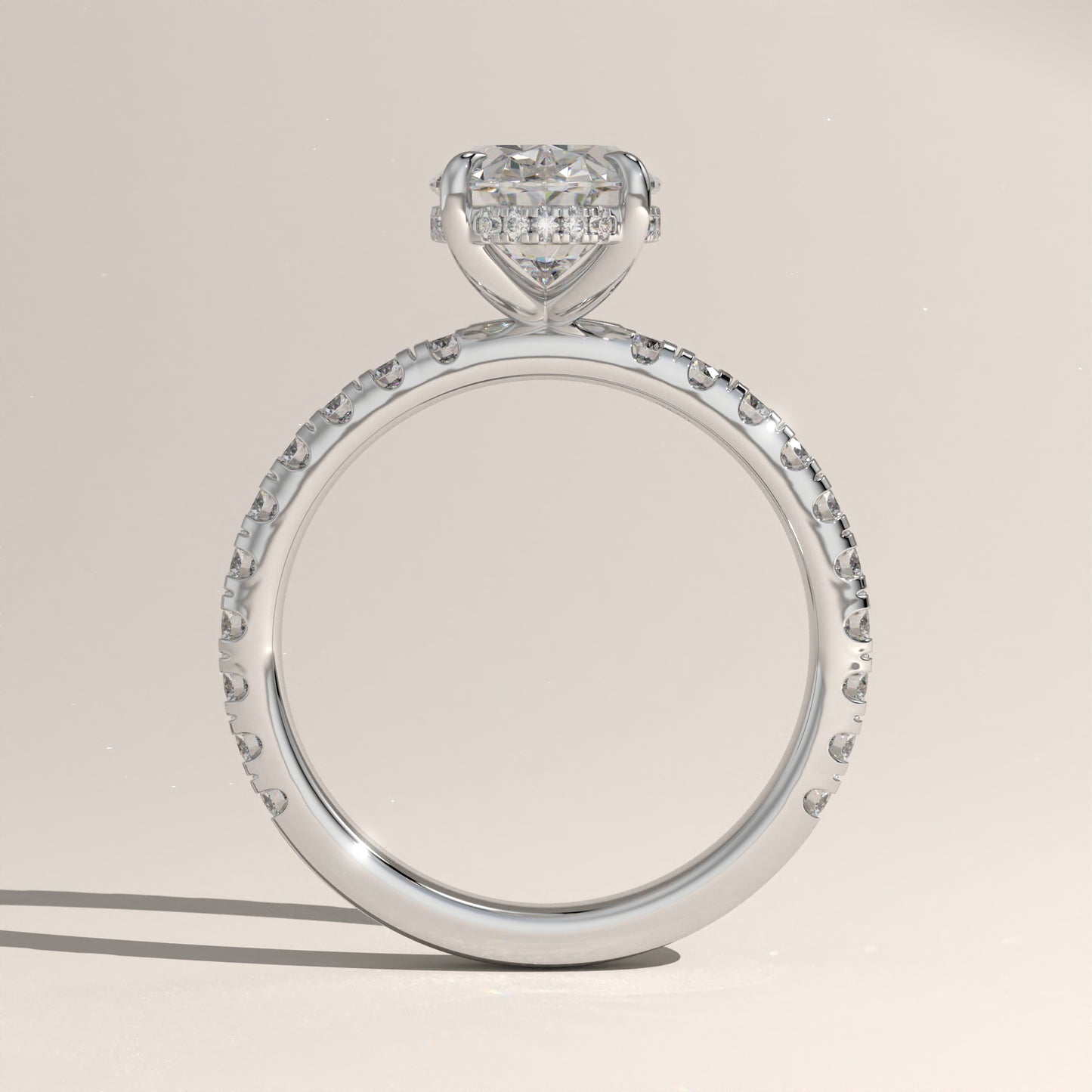 The Solitaire Oval Engagement Ring