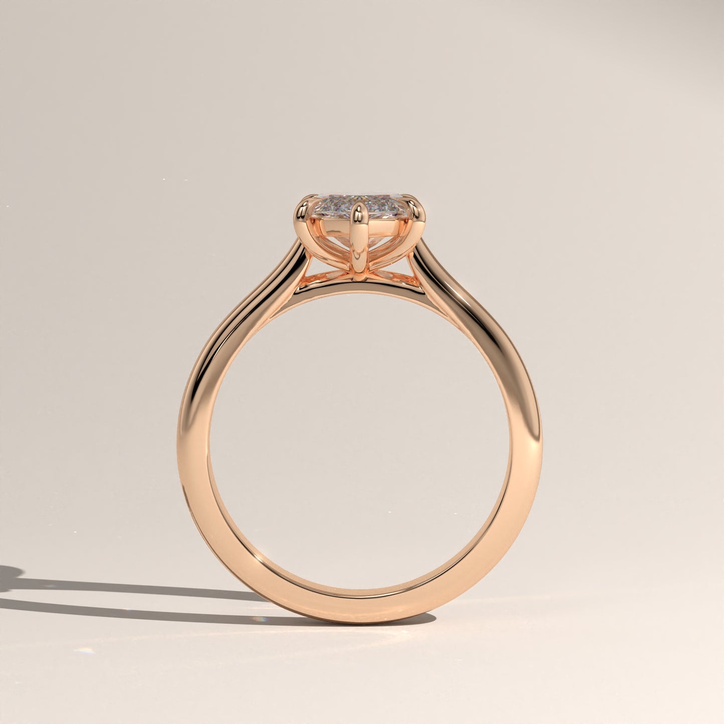 The Cathedral Marquise Engagement Ring