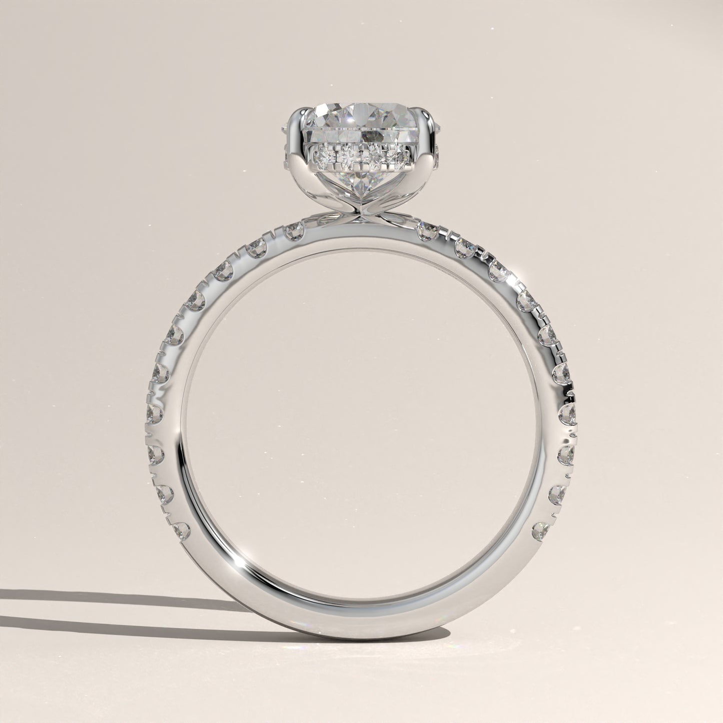 The Solitaire Pear Engagement Ring