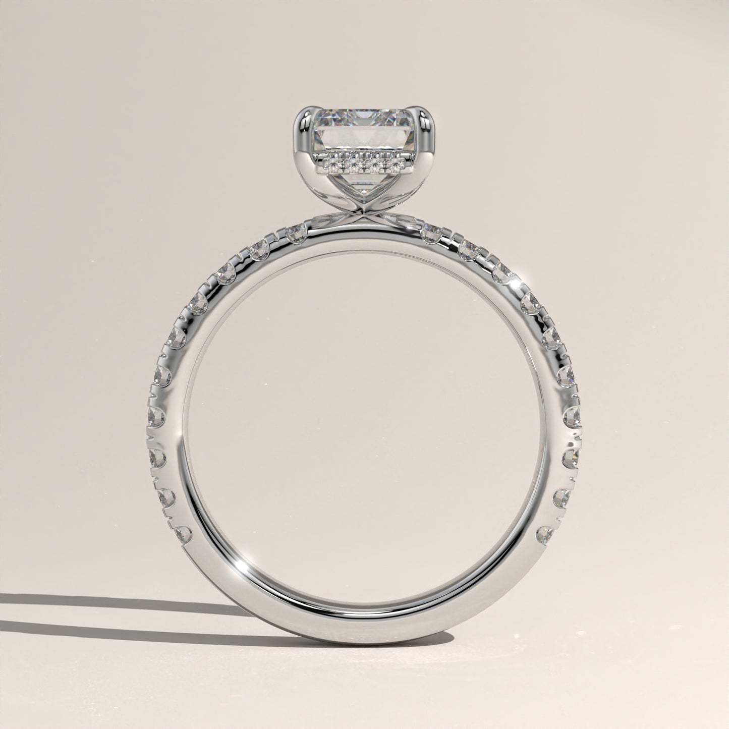 The Solitaire Emerald Engagement Ring