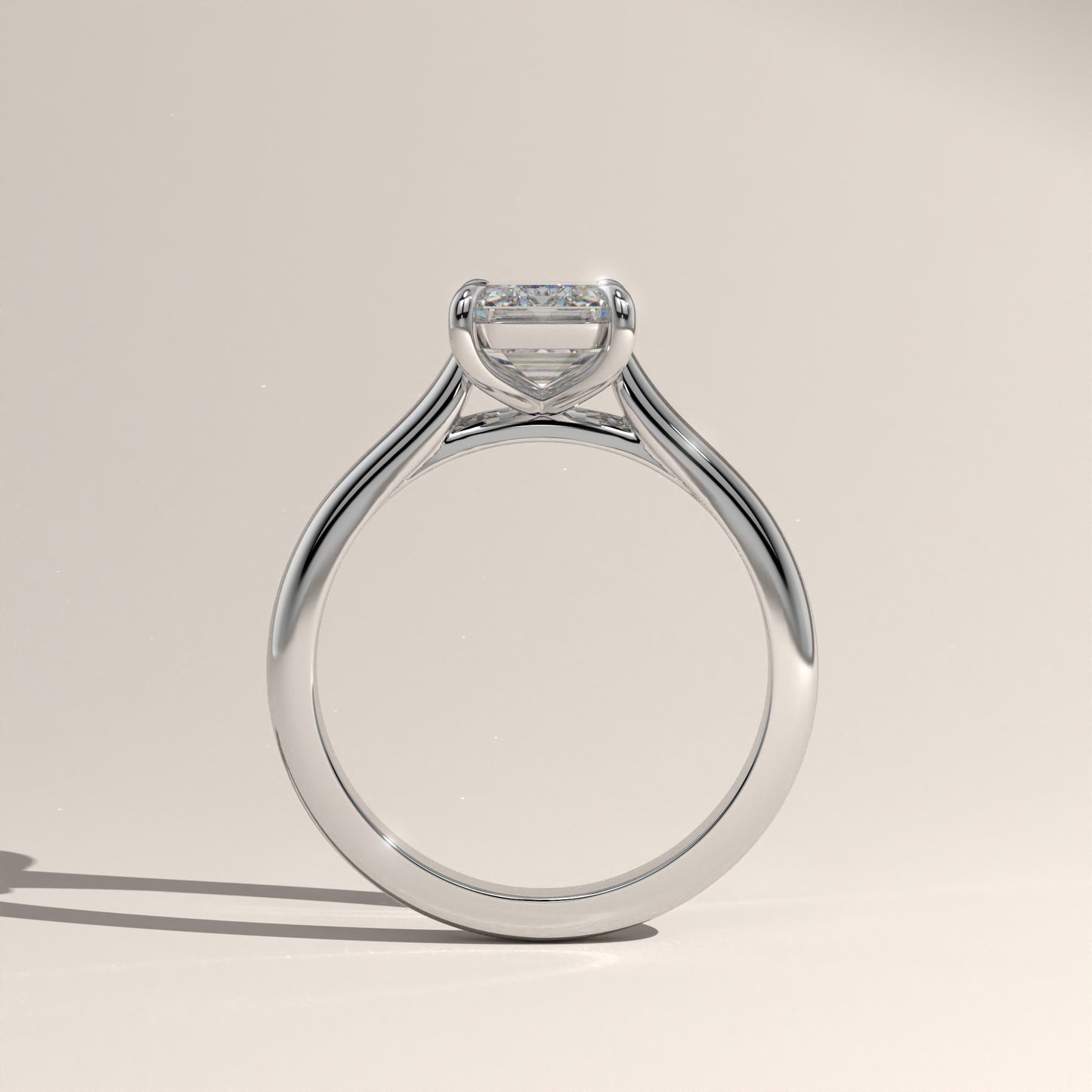 The Cathedral Emerald Engagement Ring