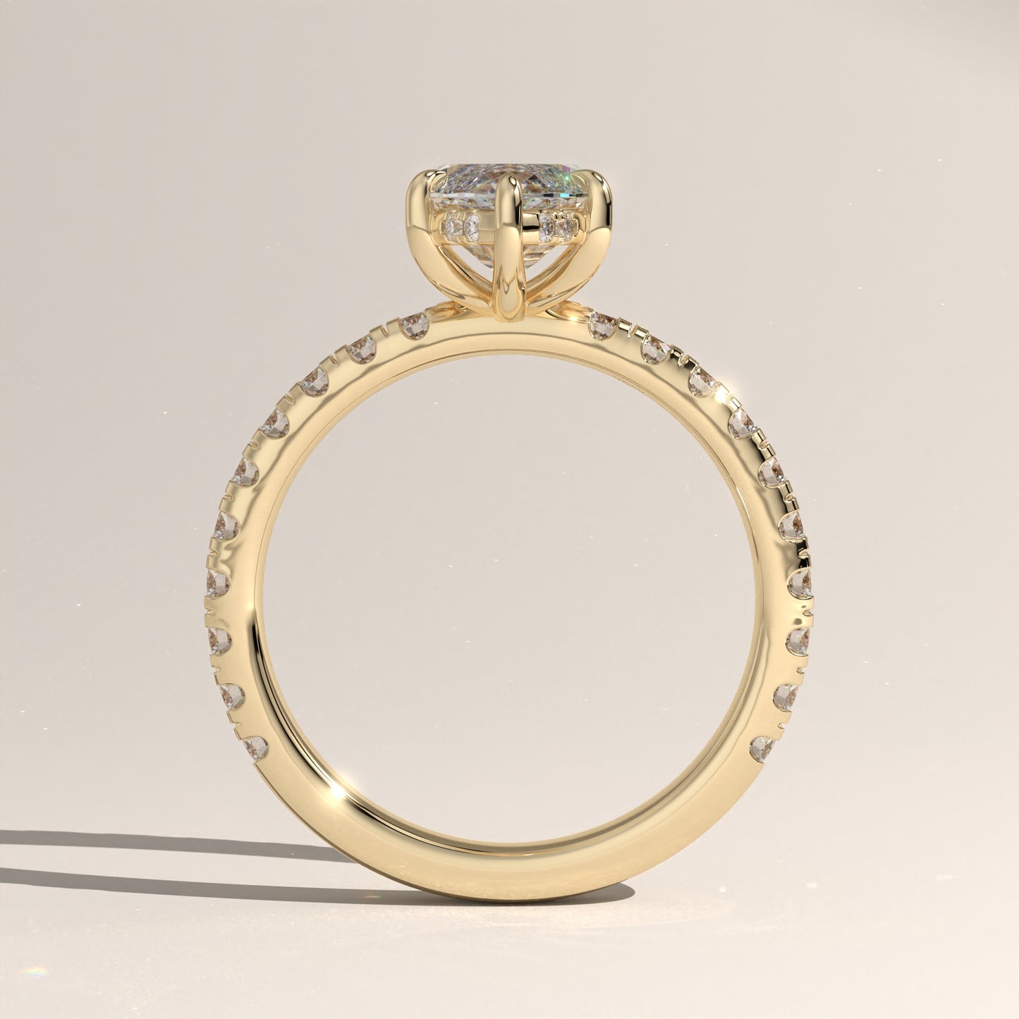 The Solitaire Marquise Engagement Ring