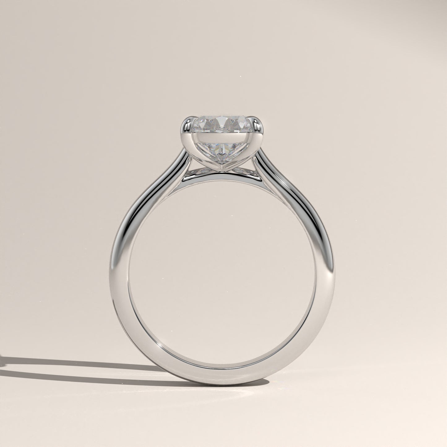 The Cathedral Pear Engagement Ring