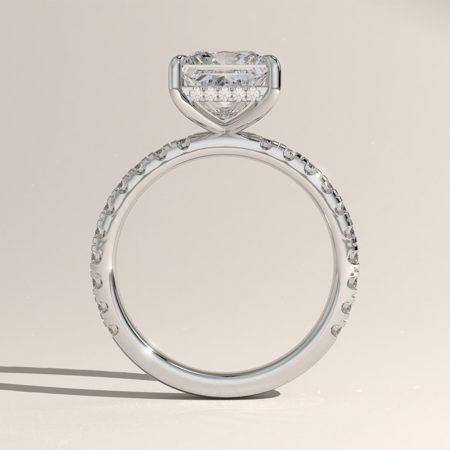 The Solitaire Princess Engagement Ring