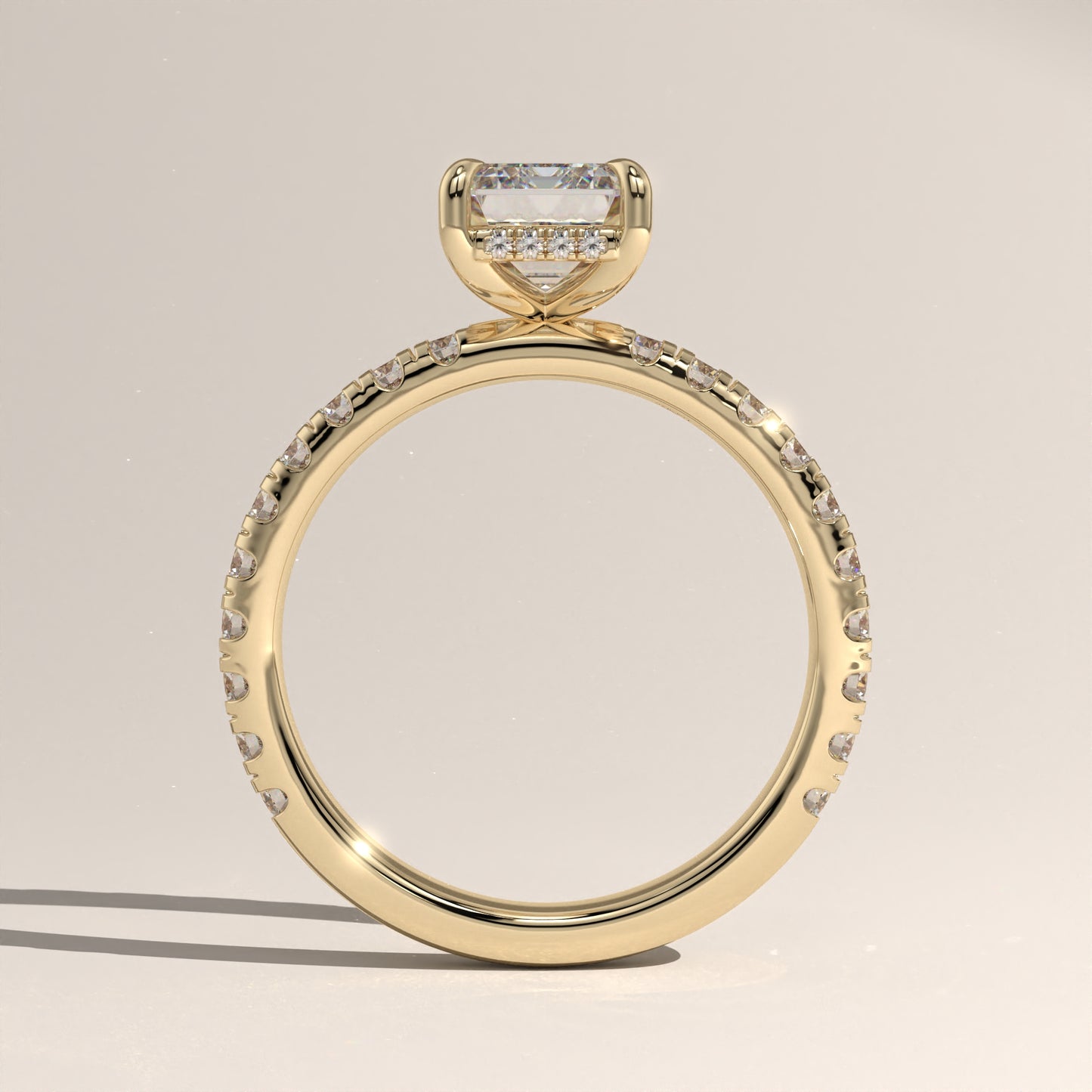 The Solitaire Emerald Engagement Ring