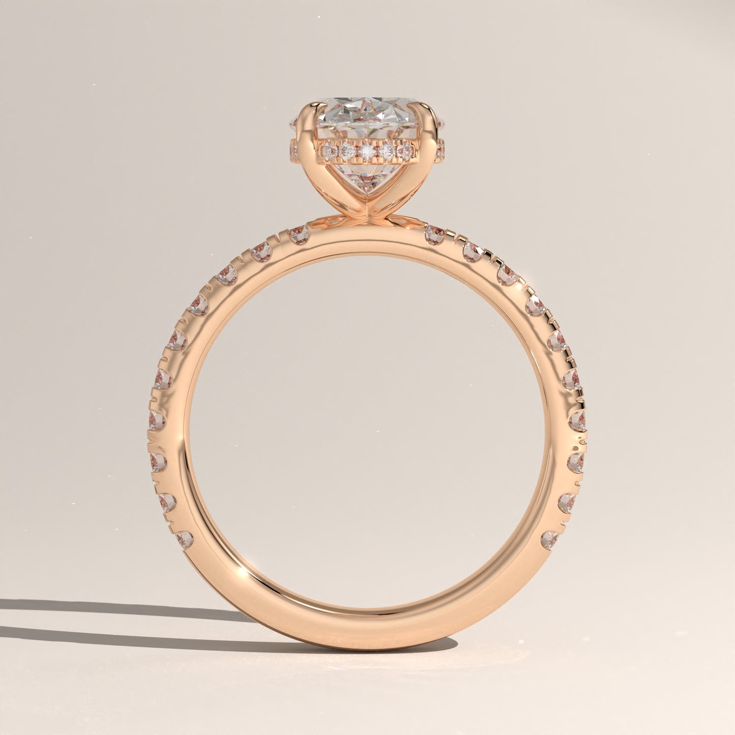 The Solitaire Oval Engagement Ring