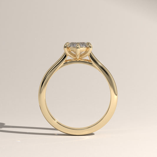 The Cathedral Marquise Engagement Ring