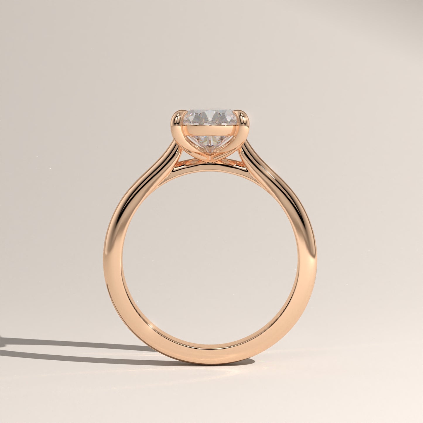 The Cathedral Pear Engagement Ring