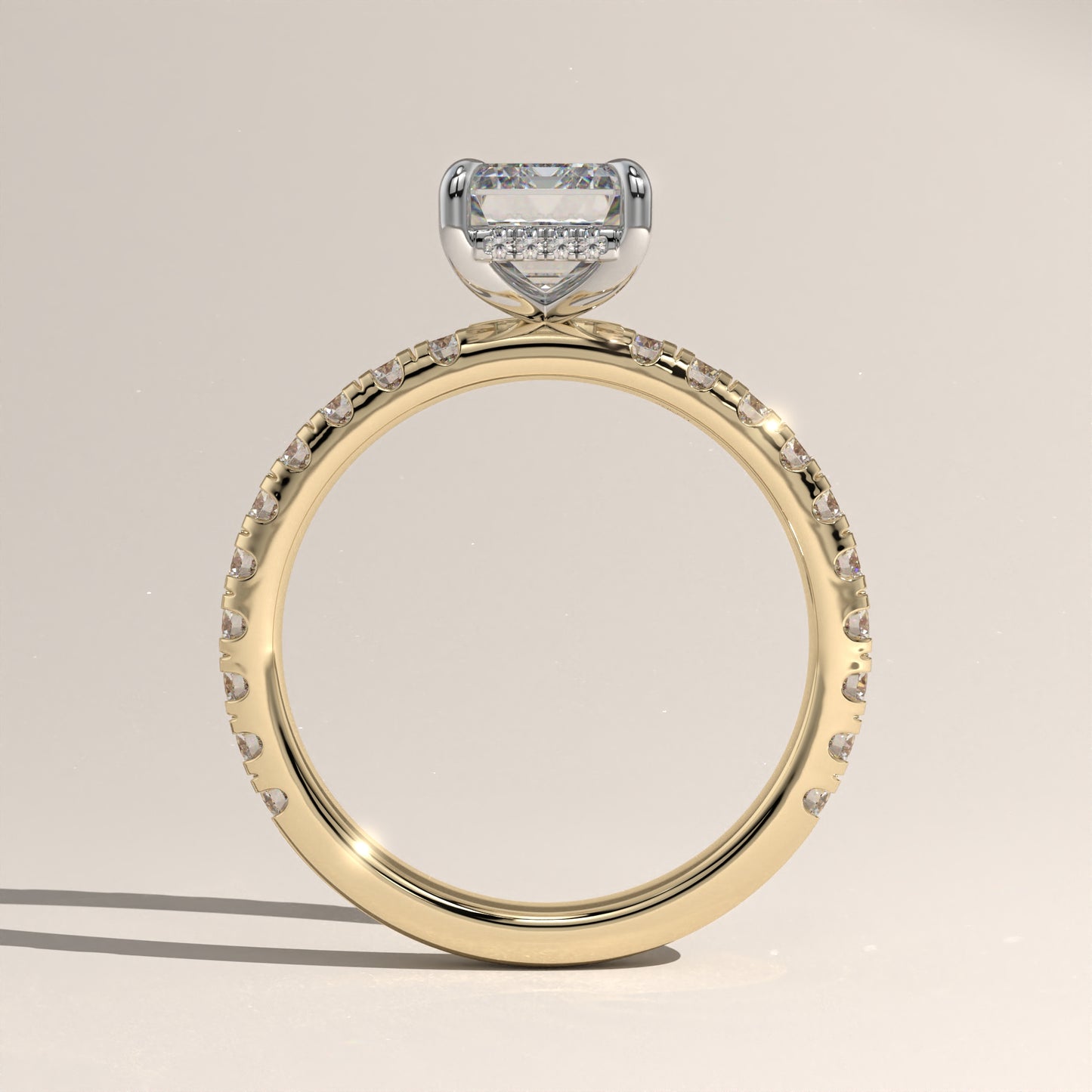 The Solitaire Emerald Engagement Ring