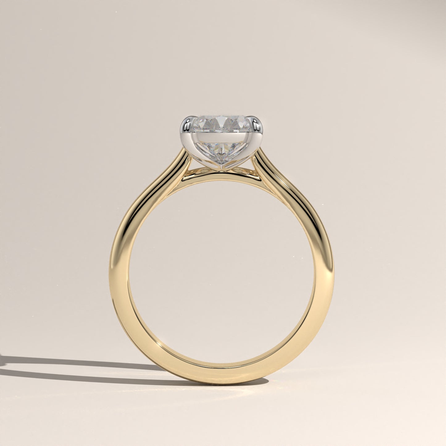 The Cathedral Pear Engagement Ring