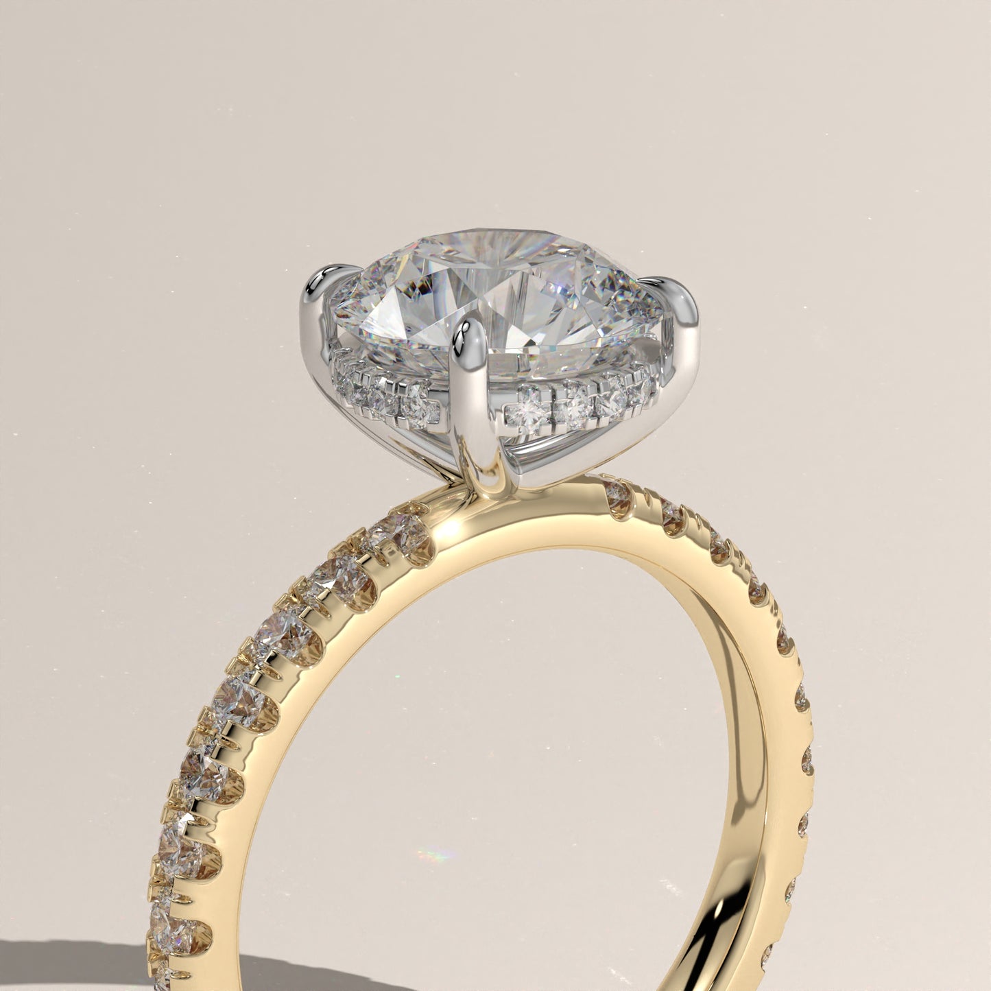 The Solitaire Round Engagement Ring