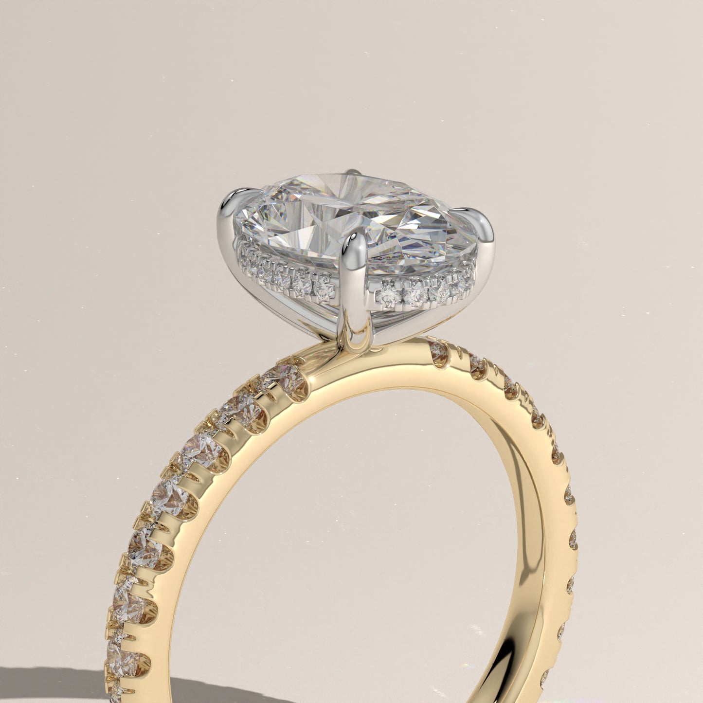 The Solitaire Oval Engagement Ring