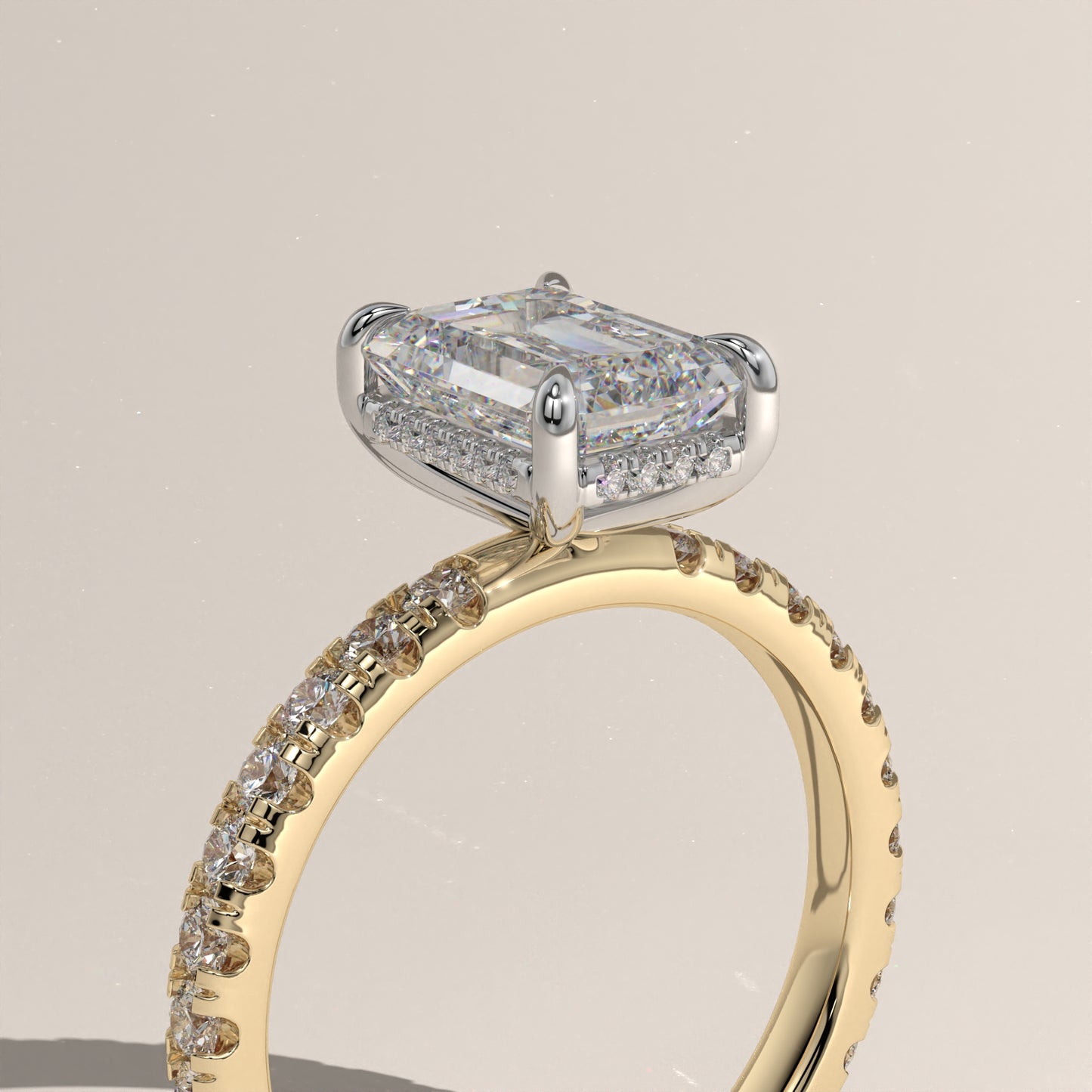 The Solitaire Emerald Engagement Ring