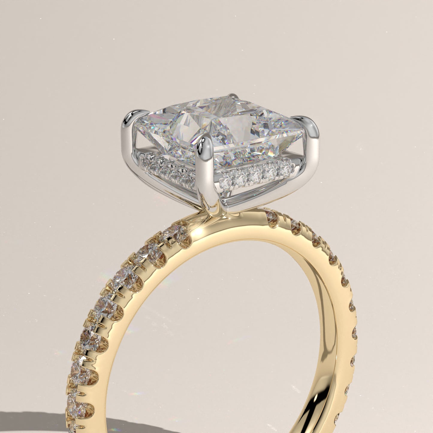 The Solitaire Princess Engagement Ring