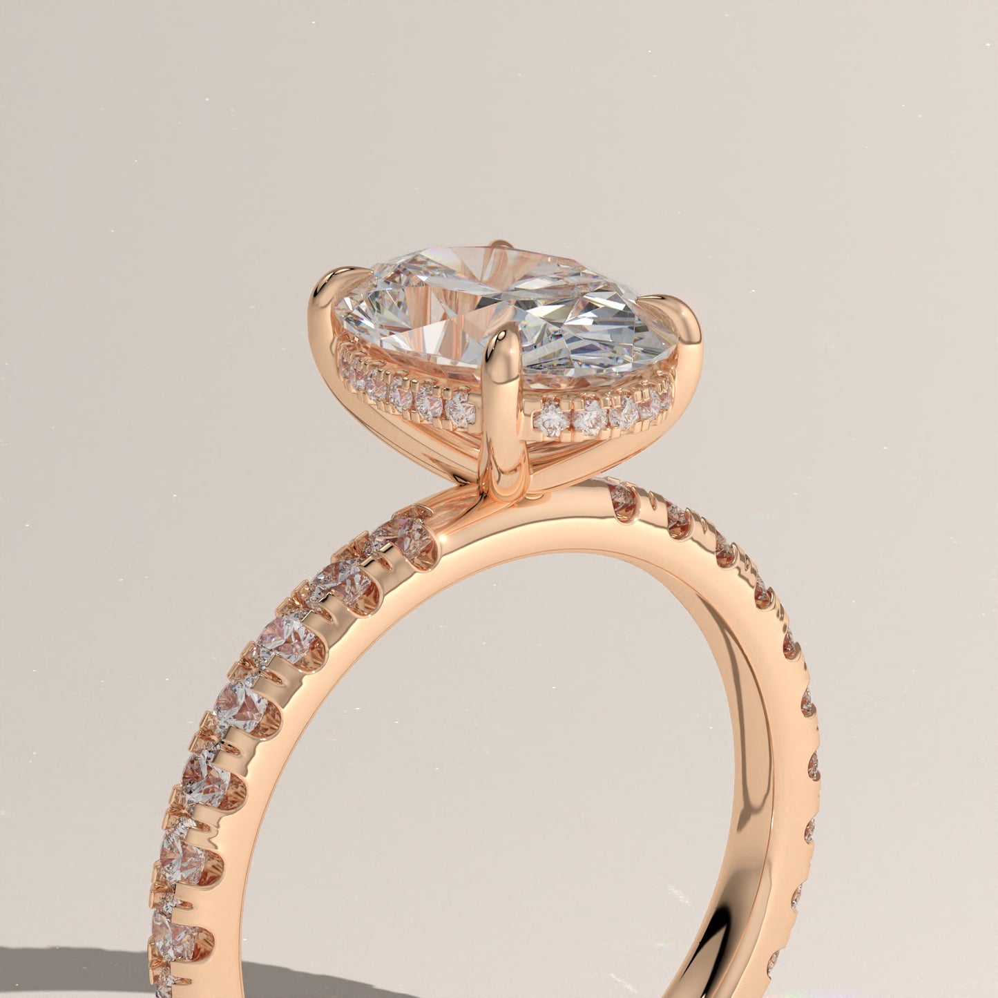The Solitaire Oval Engagement Ring