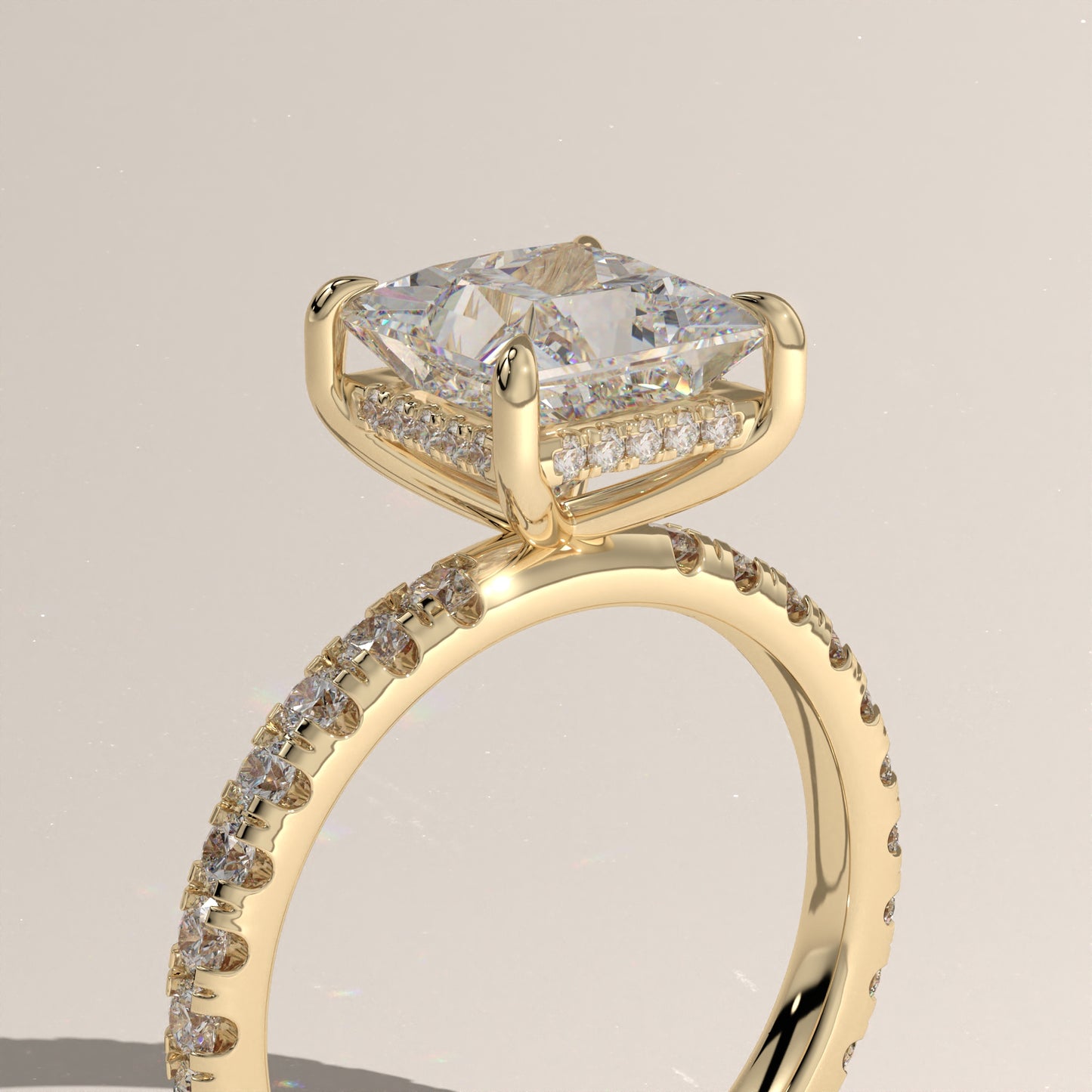 The Solitaire Princess Engagement Ring