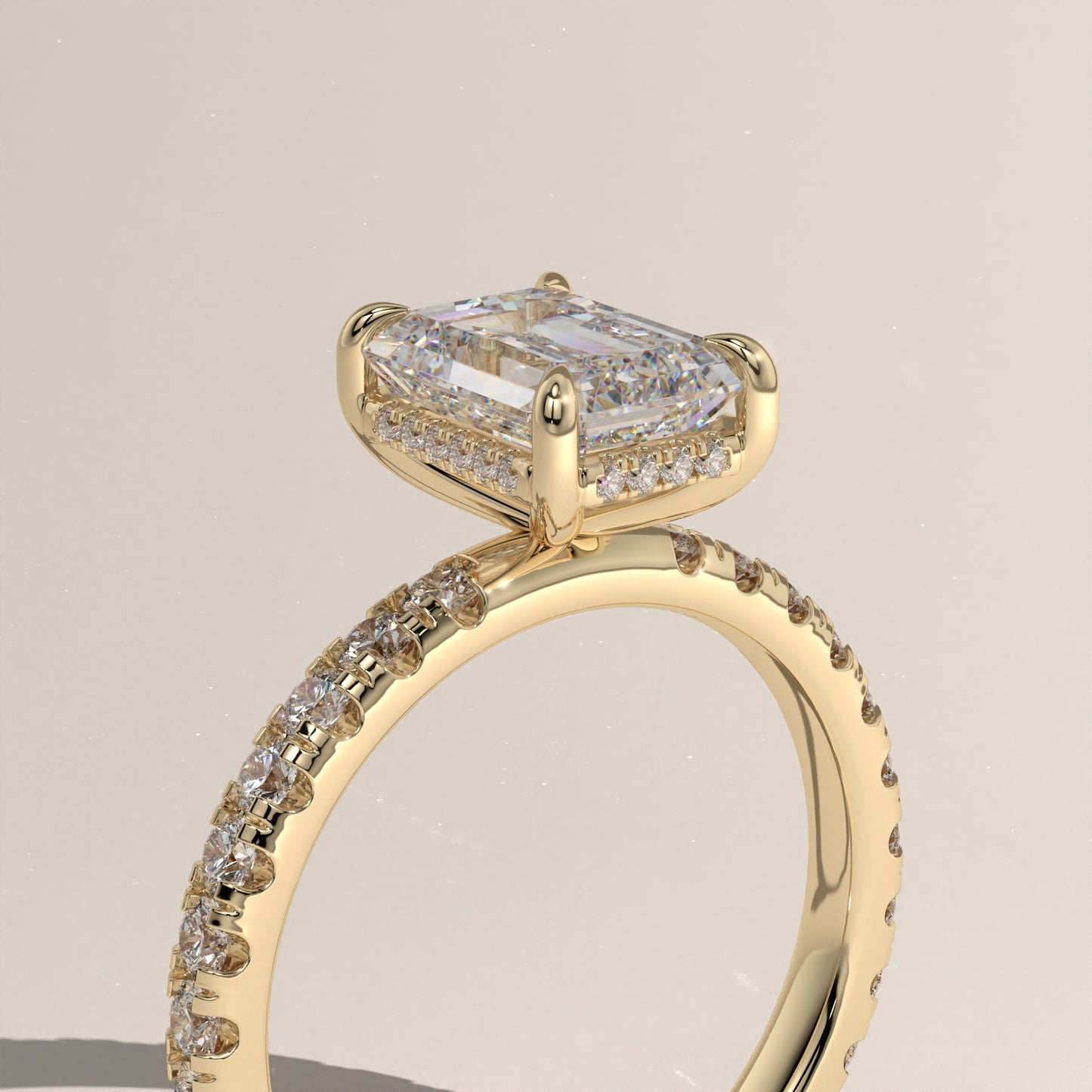 The Solitaire Emerald Engagement Ring