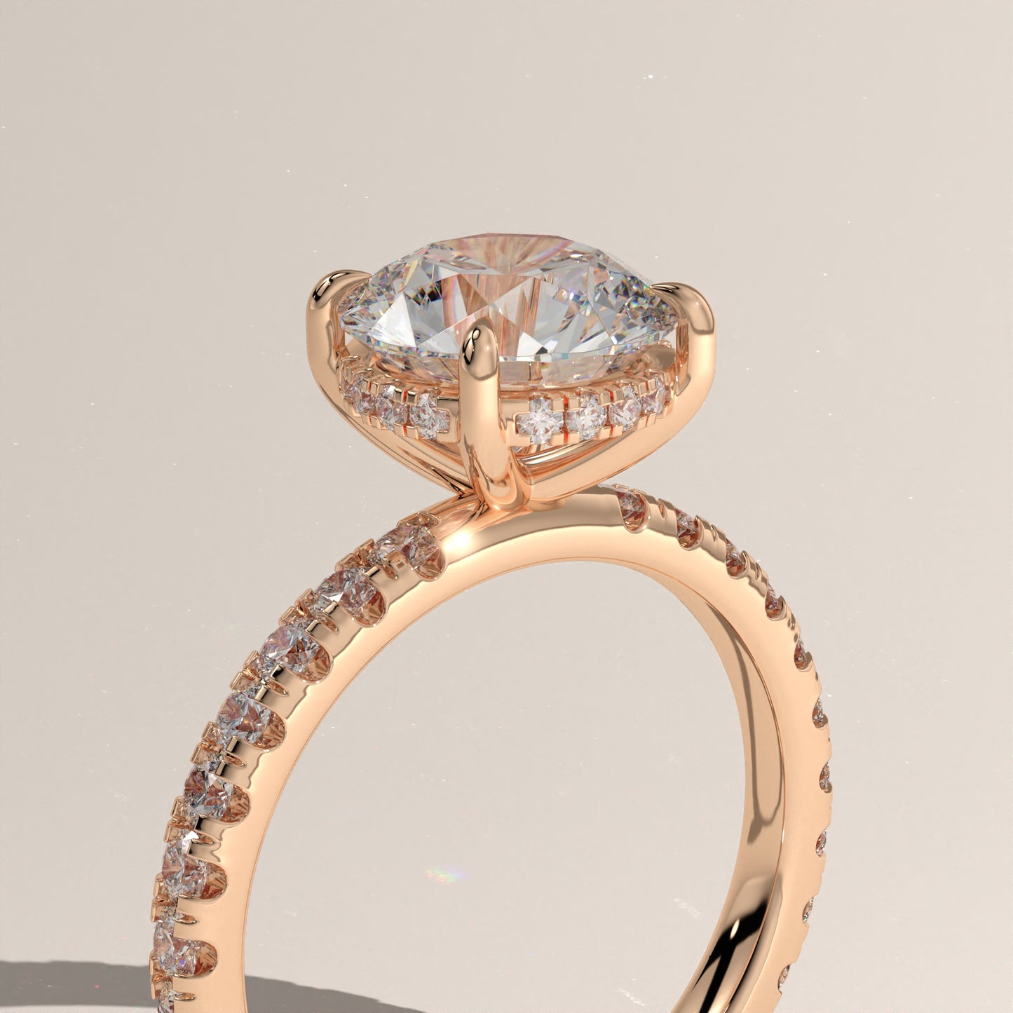 The Solitaire Round Engagement Ring