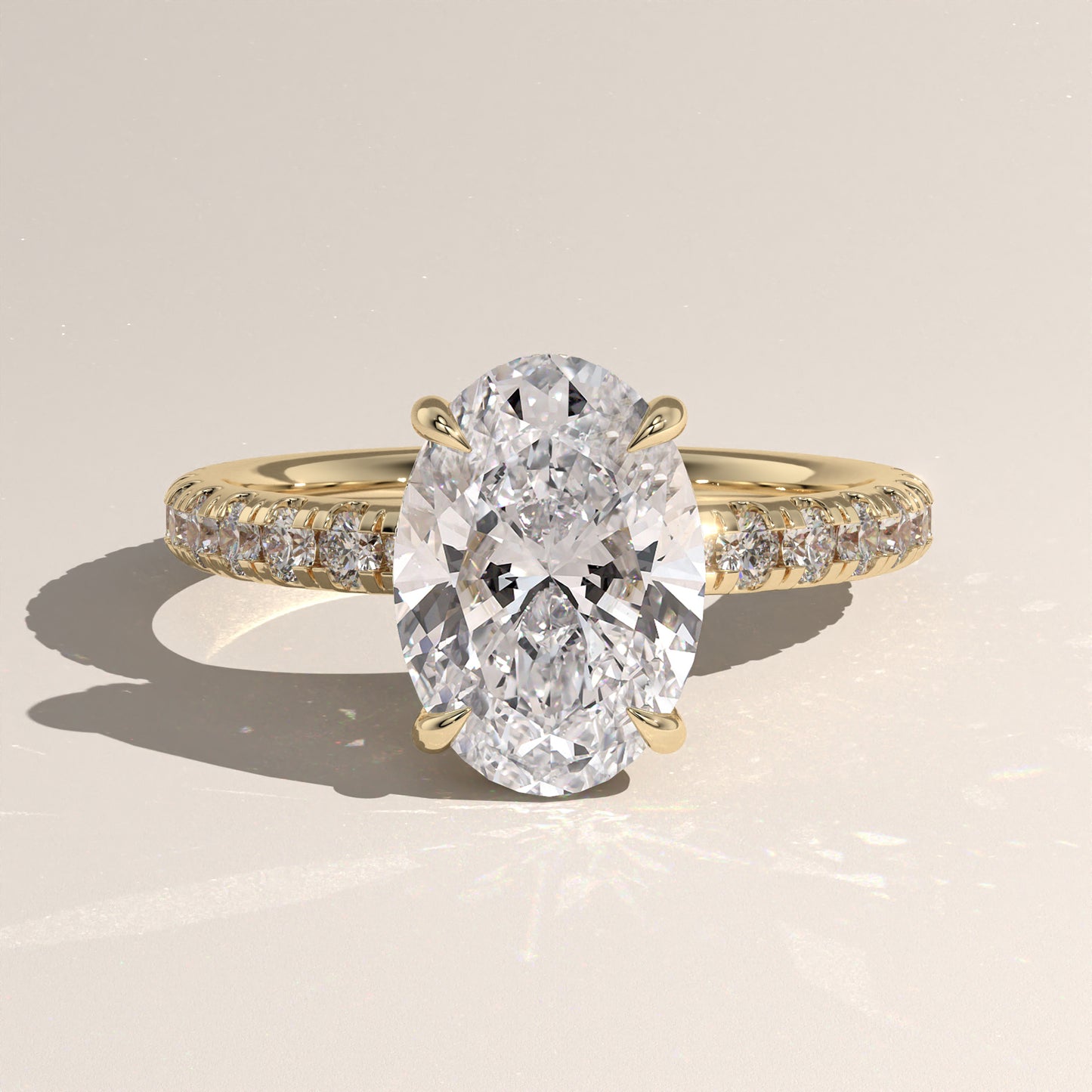 The Solitaire Oval Engagement Ring
