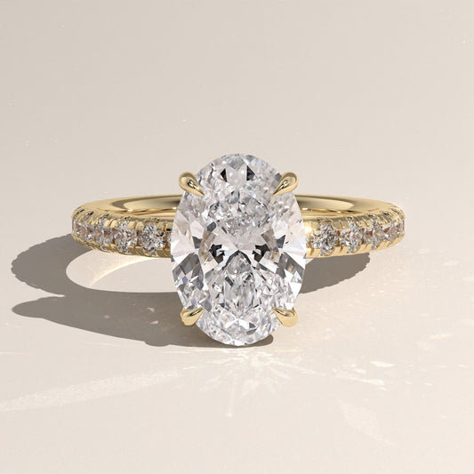 The Solitaire Oval Engagement Ring