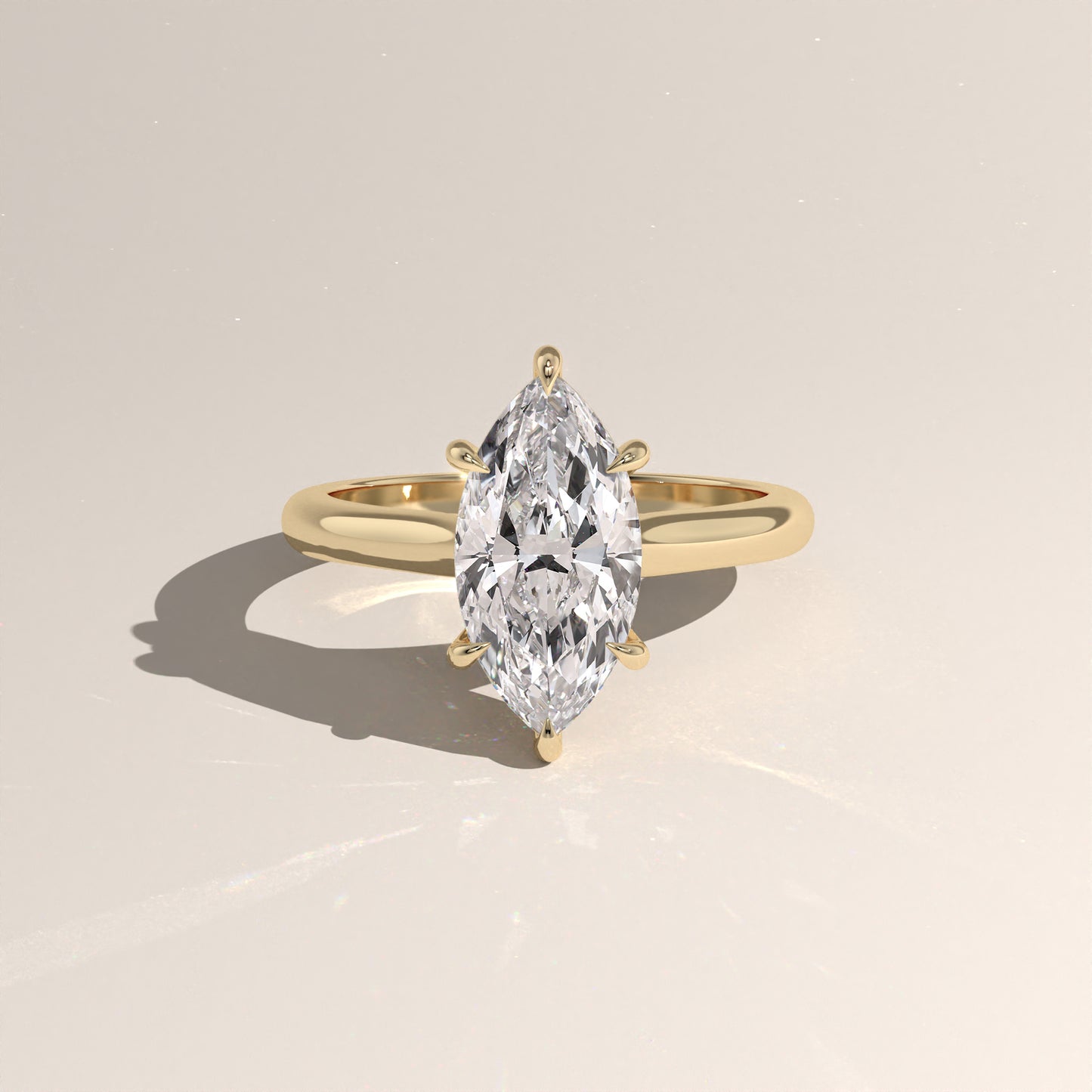 The Cathedral Marquise Engagement Ring