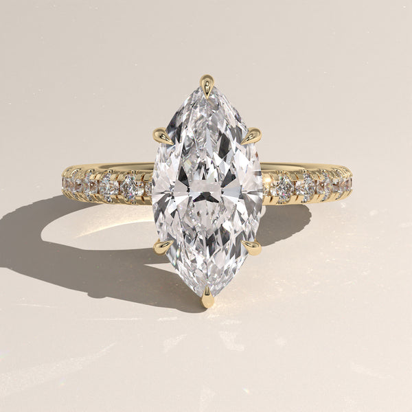 The Solitaire Marquise Engagement Ring