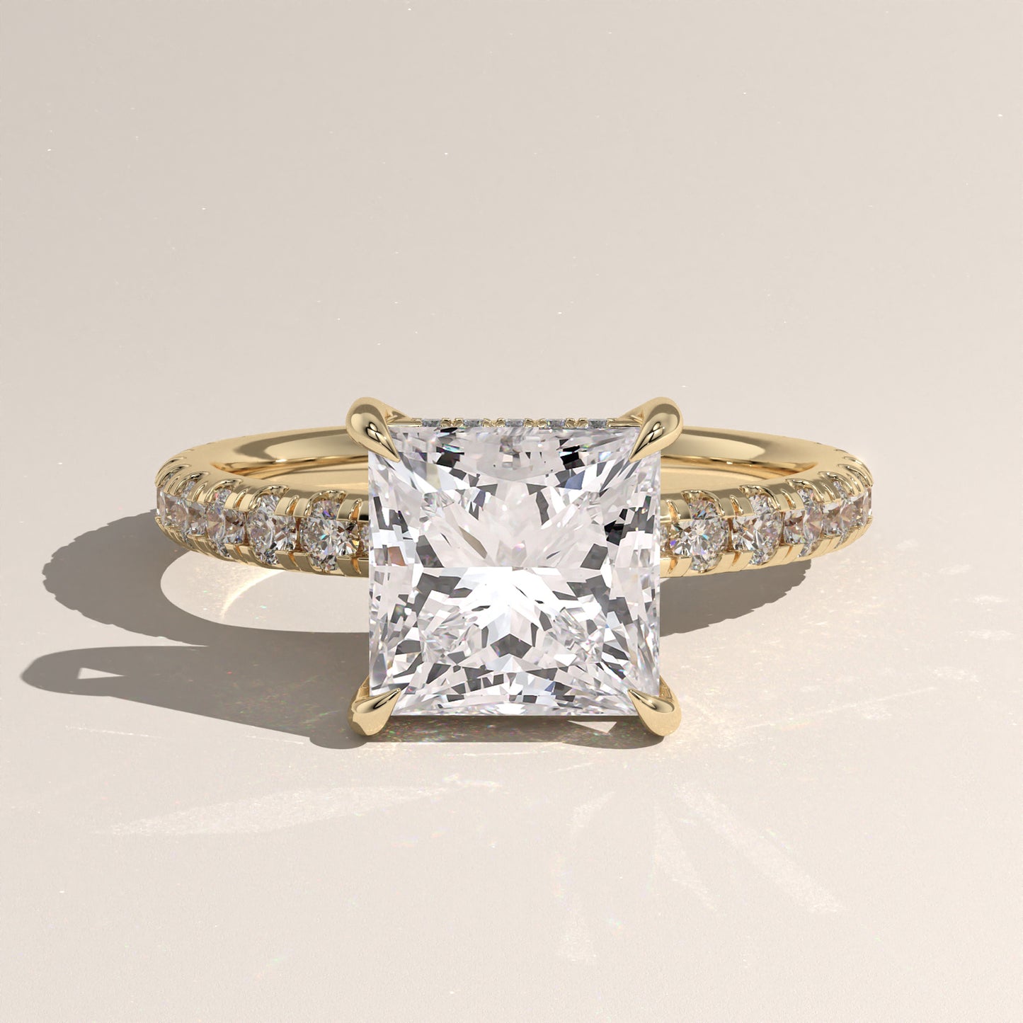 The Solitaire Princess Engagement Ring